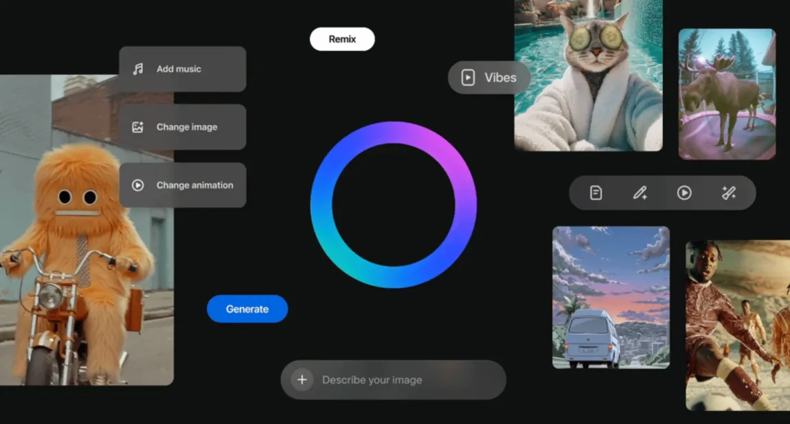 Meta는 AI slop에 대한 단편 비디오 피드를 유럽에 출시