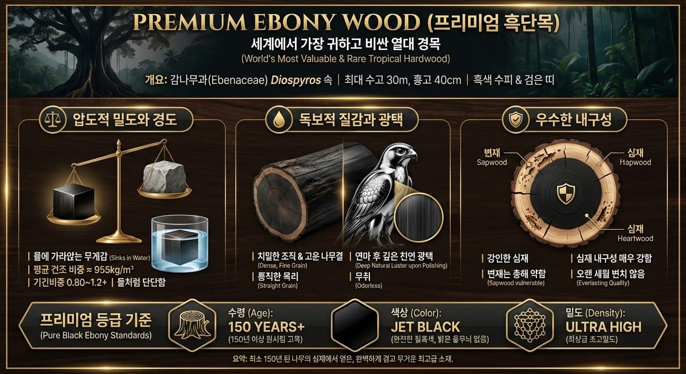 라오스 산지 프리미엄 흑단목 파크골프채 한정 주문제작 안내